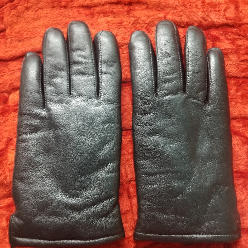 Mens leather gloves